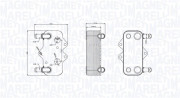 350300002100 MAGNETI MARELLI chladič motorového oleja 350300002100 MAGNETI MARELLI