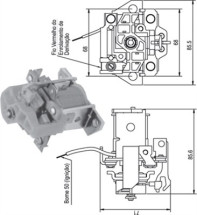 940113050336 MAGNETI MARELLI elektromagnetický spínač pre żtartér 940113050336 MAGNETI MARELLI