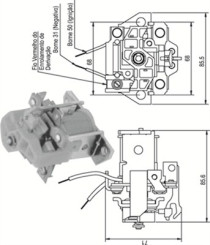 940113050338 Elektromagnetický spínač, startér MAGNETI MARELLI