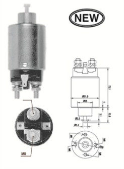 940113050566 Elektromagnetický spínač, startér MAGNETI MARELLI