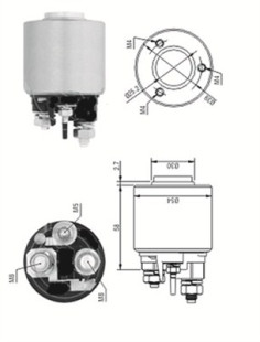 940113050571 Elektromagnetický spínač, startér MAGNETI MARELLI