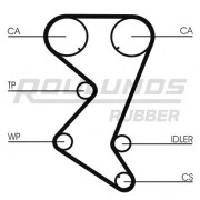 RR1126 Ozubený řemen ROULUNDS RUBBER