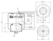 101266 FEBI BILSTEIN mech pneumatického prużenia 101266 FEBI BILSTEIN