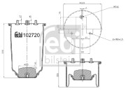 102720 Mech, pneumatické odpružení FEBI BILSTEIN