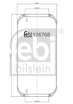 106768 Mech, pneumaticke odpruzeni FEBI BILSTEIN