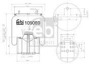 109089 Mech, pneumaticke odpruzeni FEBI BILSTEIN