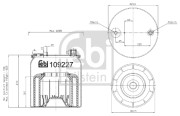 109227 Mech, pneumaticke odpruzeni FEBI BILSTEIN