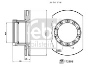 172998 Brzdový kotouč FEBI BILSTEIN