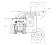 174067 Mech, pneumaticke odpruzeni FEBI BILSTEIN