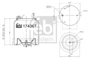 174367 Mech, pneumaticke odpruzeni FEBI BILSTEIN