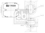 176581 Mech, pneumatické odpružení FEBI BILSTEIN