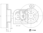 177006 Brzdový kotouč FEBI BILSTEIN