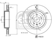 178233 Brzdový kotouč FEBI BILSTEIN