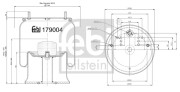 179004 Mech, pneumaticke odpruzeni FEBI BILSTEIN