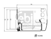 182486 Olejový filtr FEBI BILSTEIN