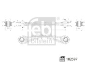 182597 FEBI BILSTEIN rameno zavesenia kolies 182597 FEBI BILSTEIN