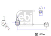 183044 Tyč/vzpěra, stabilizátor FEBI BILSTEIN