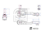 183723 Hlava příčného táhla řízení FEBI BILSTEIN