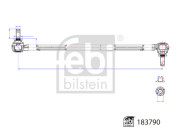 183790 Tyč/vzpěra, stabilizátor FEBI BILSTEIN