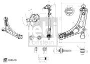 185610 FEBI BILSTEIN rameno zavesenia kolies 185610 FEBI BILSTEIN