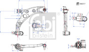 186317 FEBI BILSTEIN rameno zavesenia kolies 186317 FEBI BILSTEIN