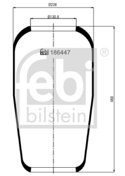 186447 Mech, pneumaticke odpruzeni FEBI BILSTEIN