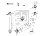 188128 FEBI BILSTEIN rameno zavesenia kolies 188128 FEBI BILSTEIN