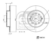 188761 Brzdový kotouč FEBI BILSTEIN