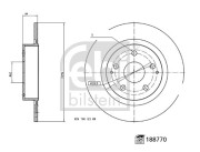 188770 Brzdový kotouč FEBI BILSTEIN