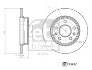 193412 Brzdový kotouč FEBI BILSTEIN