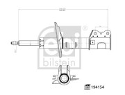 194154 FEBI BILSTEIN tlmič pérovania 194154 FEBI BILSTEIN