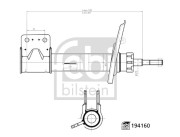 194160 FEBI BILSTEIN tlmič pérovania 194160 FEBI BILSTEIN