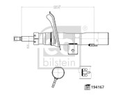 194167 FEBI BILSTEIN tlmič pérovania 194167 FEBI BILSTEIN