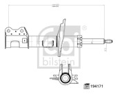 194171 FEBI BILSTEIN tlmič pérovania 194171 FEBI BILSTEIN