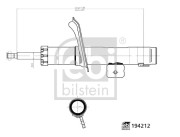 194212 FEBI BILSTEIN tlmič pérovania 194212 FEBI BILSTEIN
