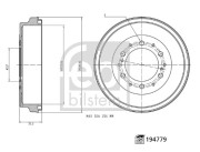 194779 FEBI BILSTEIN brzdový bubon 194779 FEBI BILSTEIN