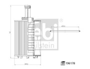 196178 FEBI BILSTEIN olejový filter 196178 FEBI BILSTEIN