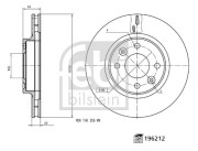 196212 Brzdový kotouč FEBI BILSTEIN