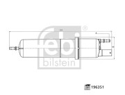 196351 FEBI BILSTEIN palivový filter 196351 FEBI BILSTEIN