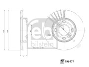 196474 FEBI BILSTEIN brzdový kotúč 196474 FEBI BILSTEIN