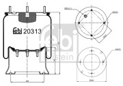 188758 FEBI BILSTEIN brzdový kotúč 188758 FEBI BILSTEIN