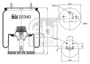 20340 Mech, pneumatické odpružení FEBI BILSTEIN