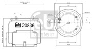 20836 Mech, pneumaticke odpruzeni FEBI BILSTEIN