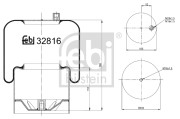 32816 Mech, pneumaticke odpruzeni FEBI BILSTEIN