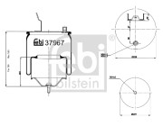 37967 Mech, pneumaticke odpruzeni FEBI BILSTEIN