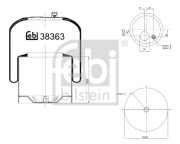 38363 Mech, pneumaticke odpruzeni FEBI BILSTEIN