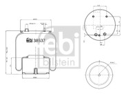 38537 Mech, pneumaticke odpruzeni FEBI BILSTEIN