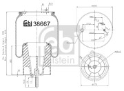 38667 Mech, pneumaticke odpruzeni FEBI BILSTEIN