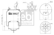 38827 Mech, pneumaticke odpruzeni FEBI BILSTEIN