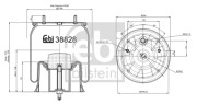 38828 Mech, pneumaticke odpruzeni FEBI BILSTEIN